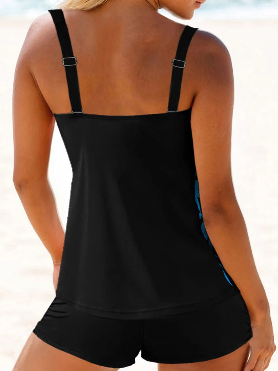 Valenzora – Leaf print tankini