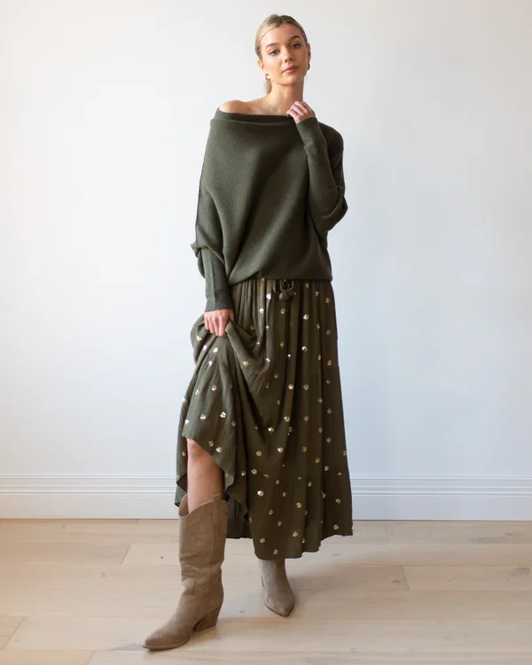 Mariemi™ - Asymmetrically Draped Sweater