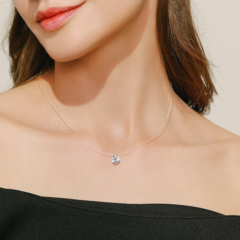 Valenzora | Necklace Glitter Gold Pendant Set Vintage Jewelry