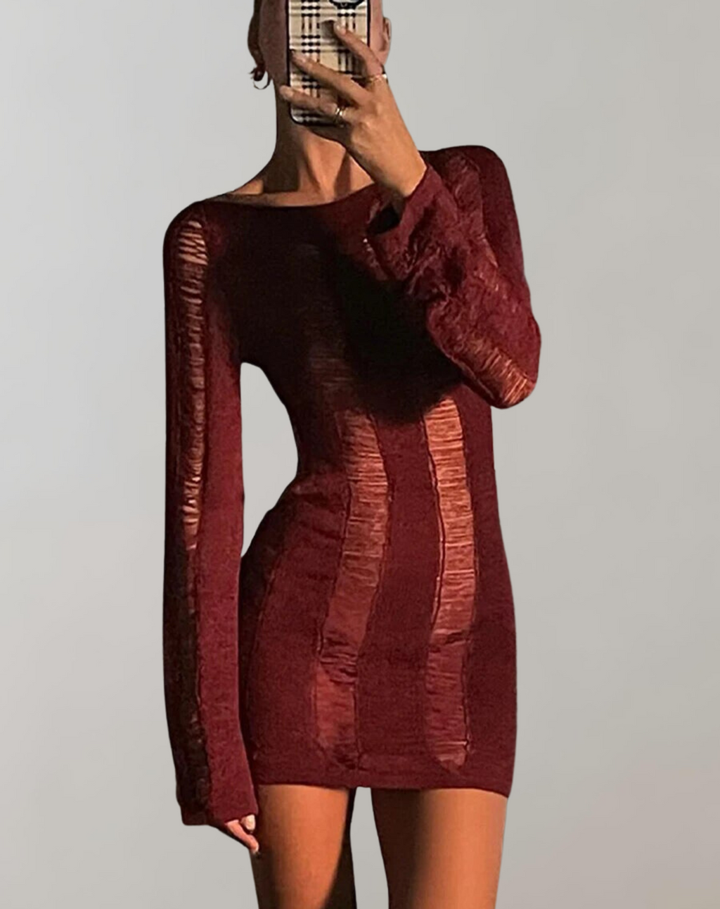 Valenzora – Langärmeliges Minikleid
