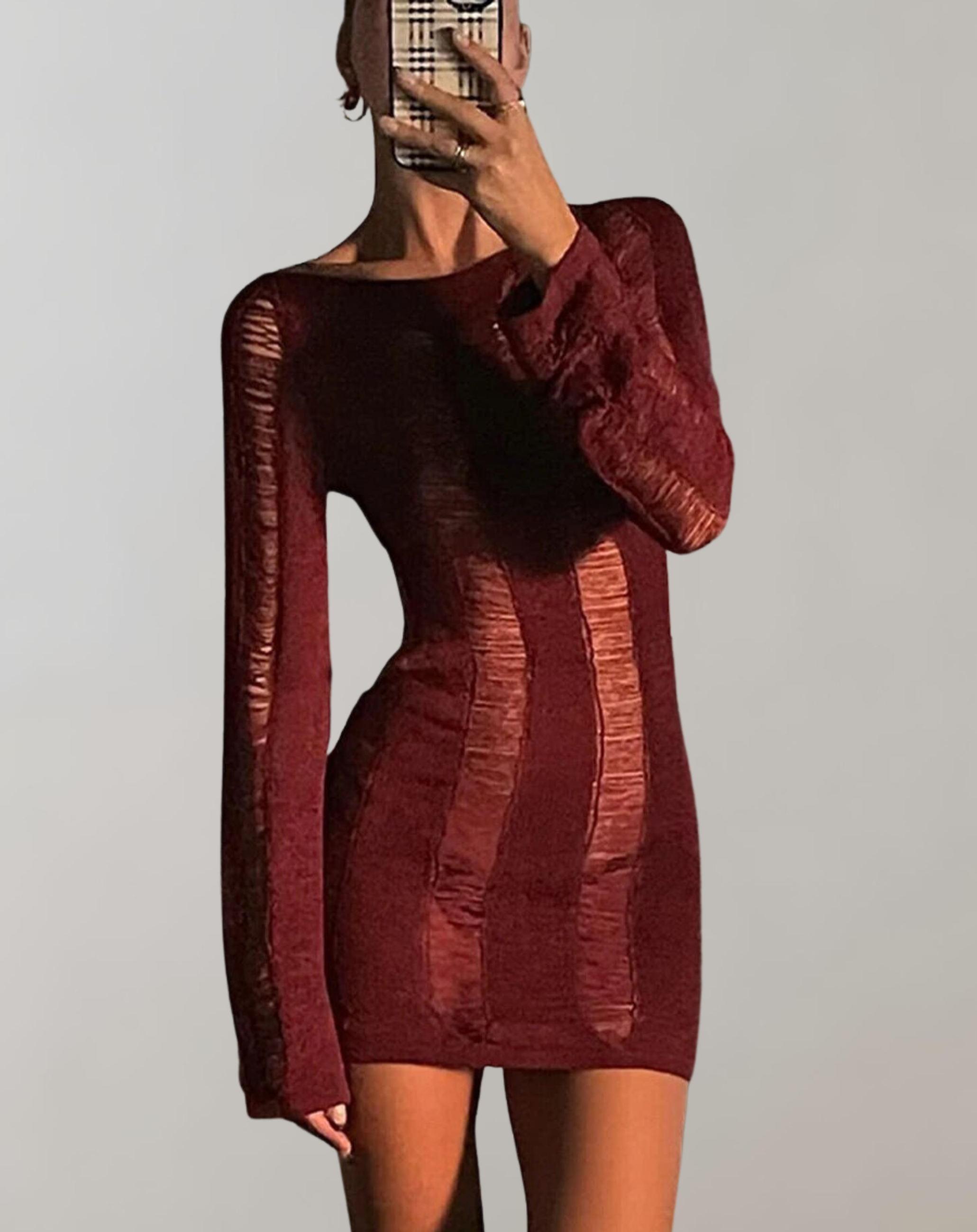 Valenzora – Langärmeliges Minikleid