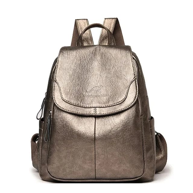 Valenzora | Anti-theft leather backpack for stylish women