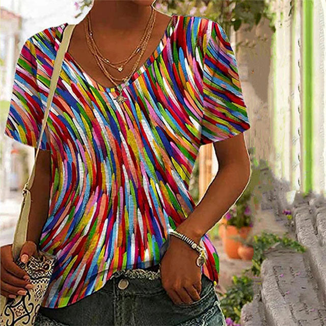 Valenzora | Casual Colorful T-shirt