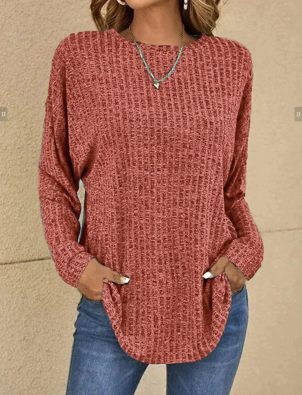 Amara™ - Relaxed textured sweater