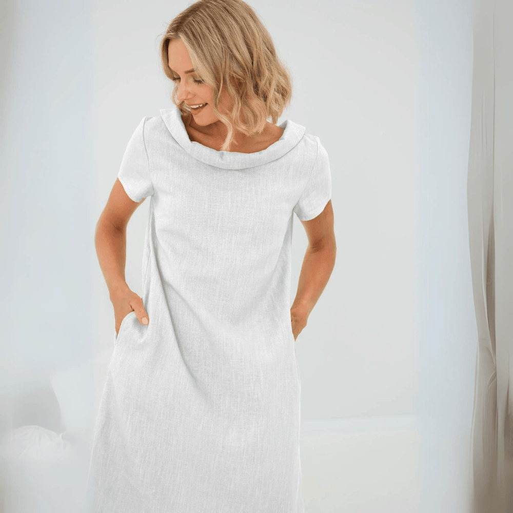 Valenzora | Lässiges Leinenkleid für Damen