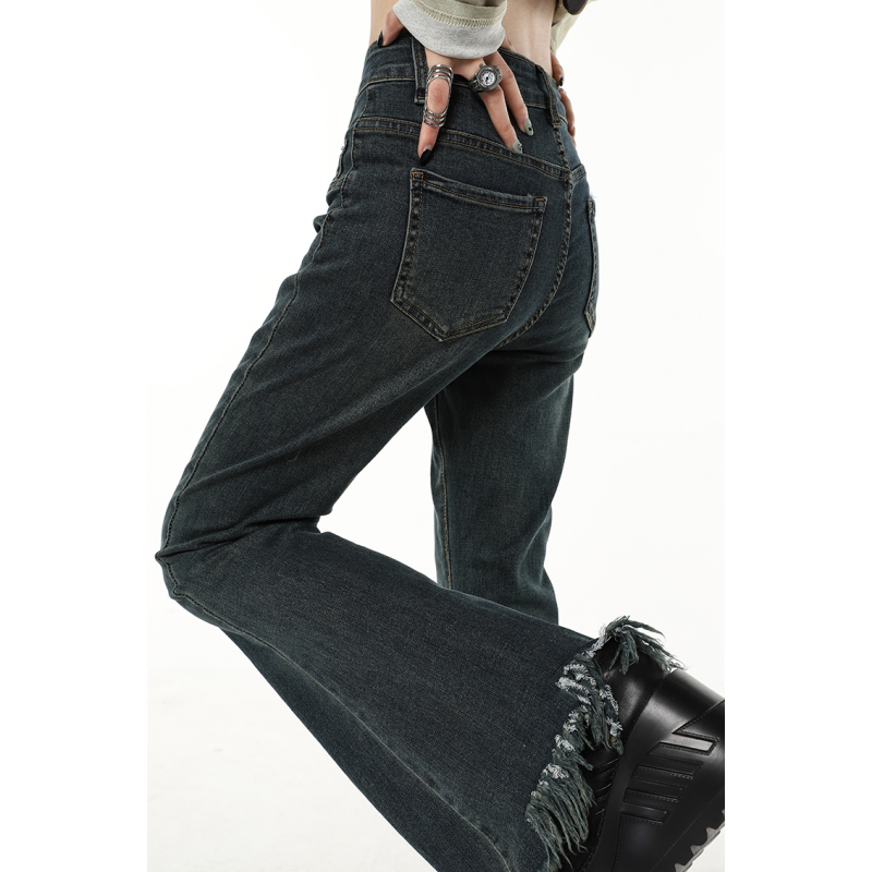 Valenzora | Black vintage jeans for women