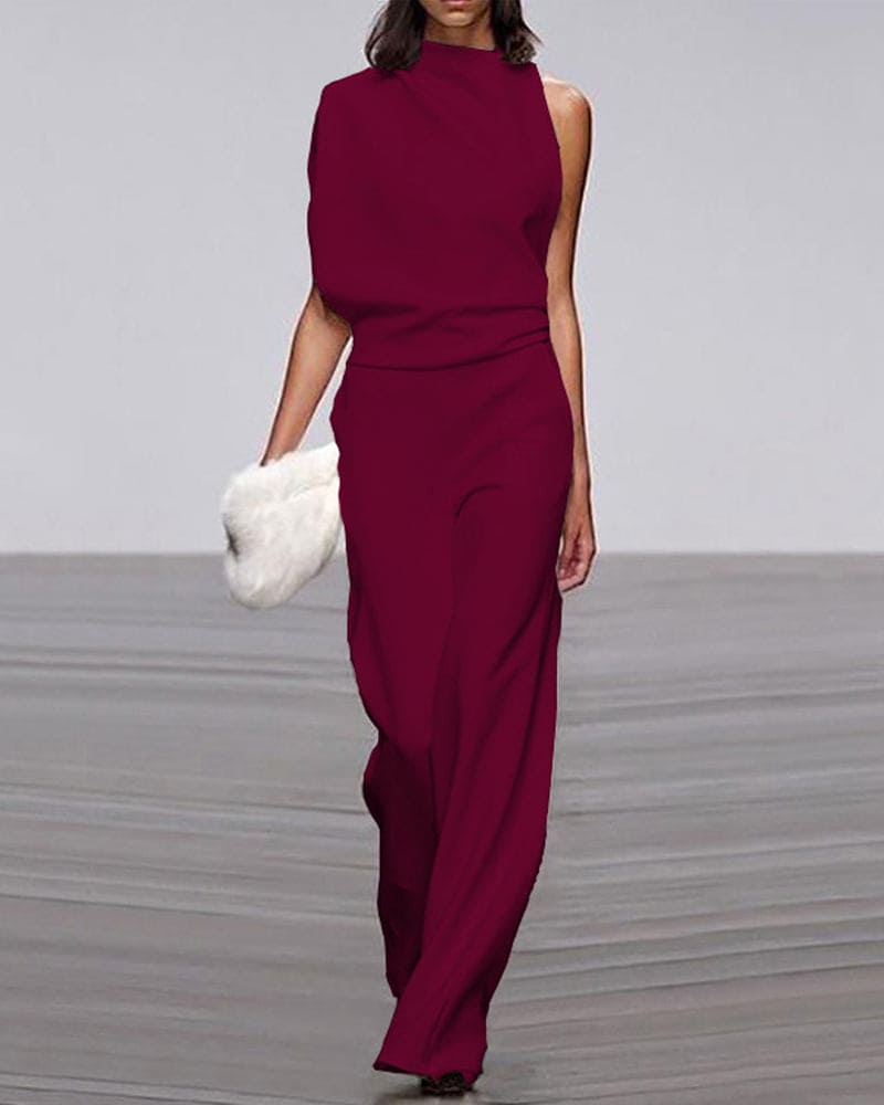 Valenzora | Premium One Shoulder Jumpsuit
