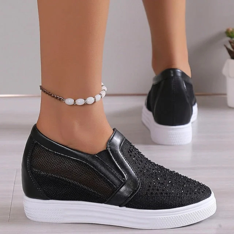 Valenzora | Fashion Kristall-Sneaker für Damen