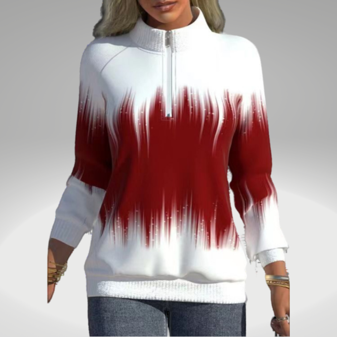 Valenzora - Women's sweatshirt with gradient print