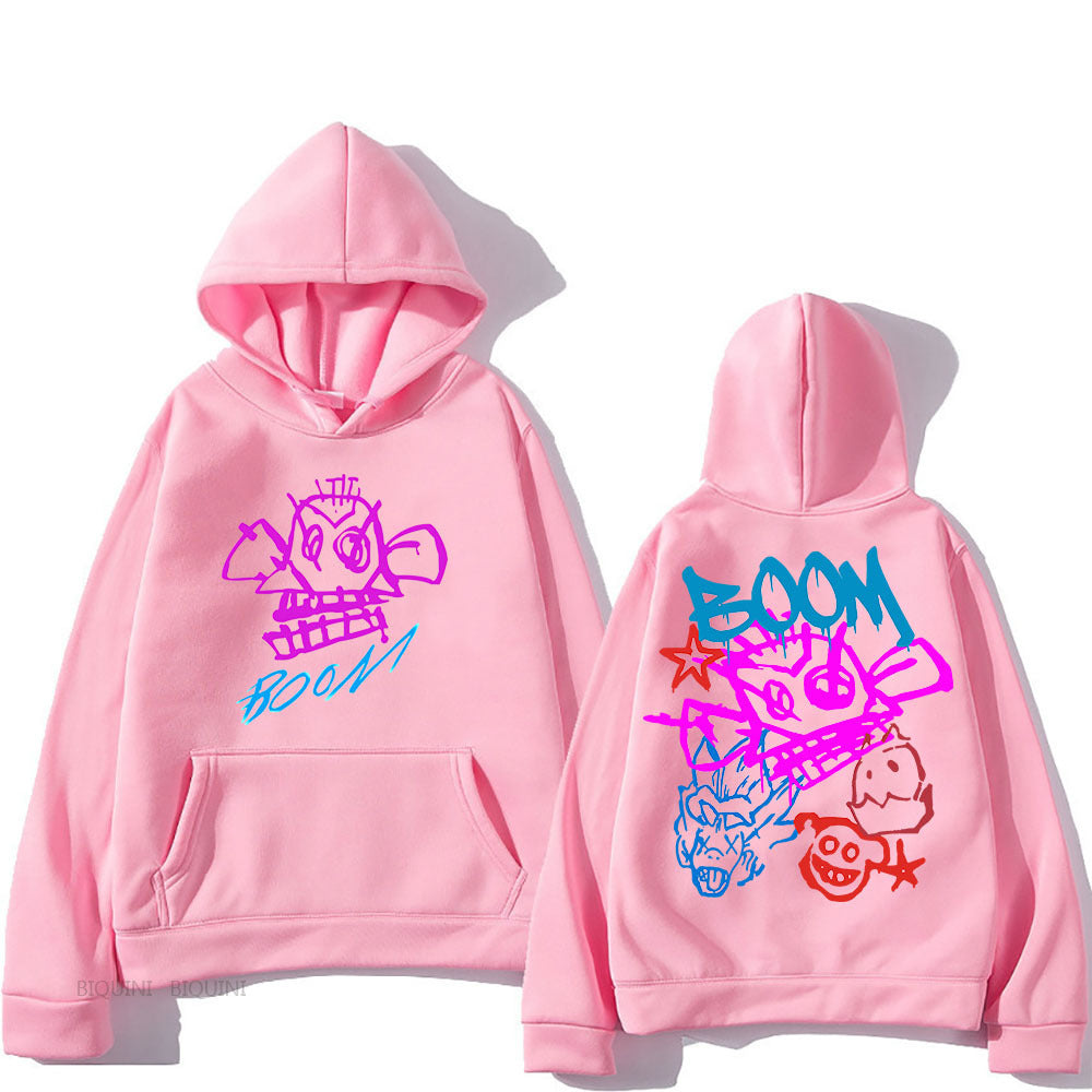 Valenzora | Arcane Jinx Cartoon Langarm-Kapuzenpullover