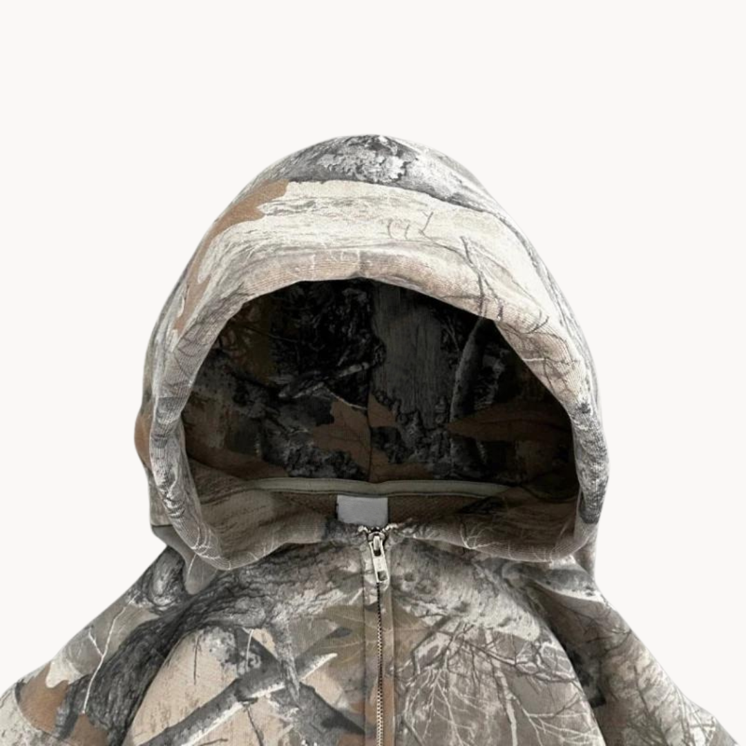 Valenzora | Camo Hoodie Plus Size Comfort and Stylish Camo Look