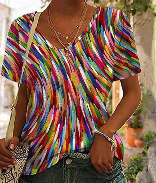 Valenzora - Colorful leisure top