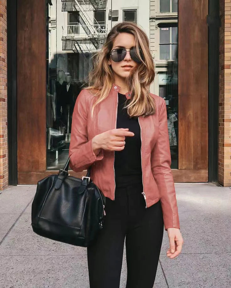Valenzora | Fashionable leather jacket