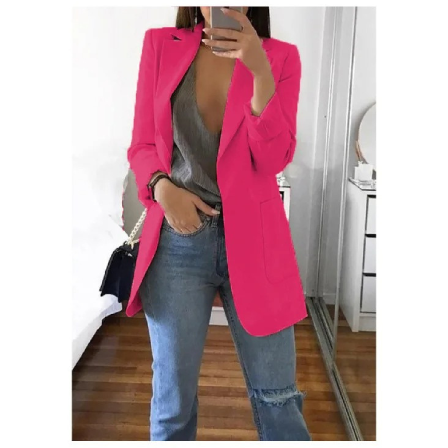 Valenzora | Long Blazer Women's Blazer