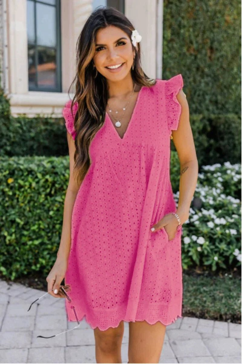 Valenzora | Damen-Sommerkleid mit Hose Bequemes Damenkleid