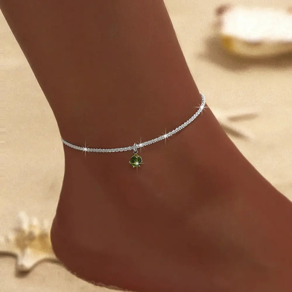 Valenzora | Gold/silver anklet for women