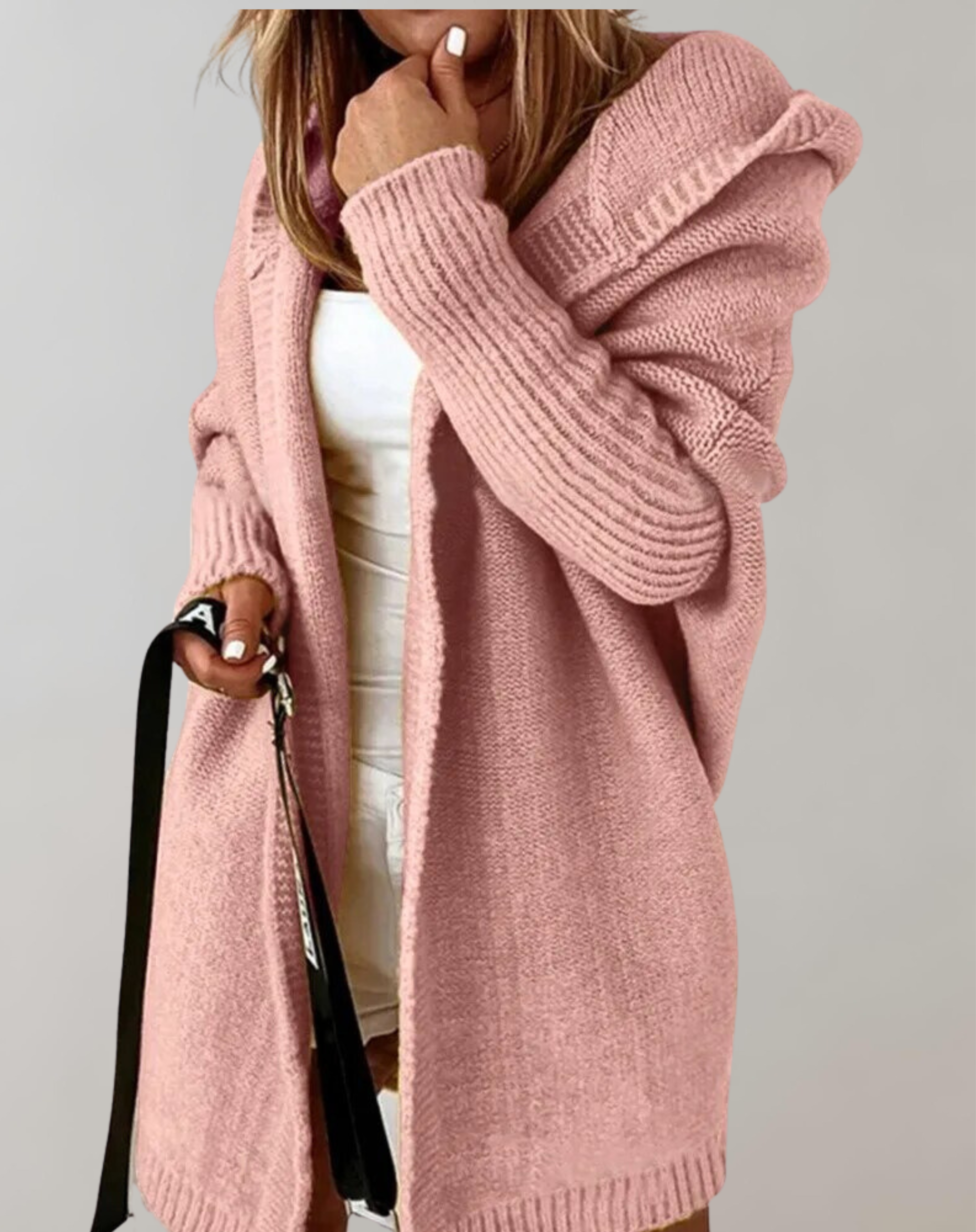 Valenzora | Strickjacke Long Cardigan