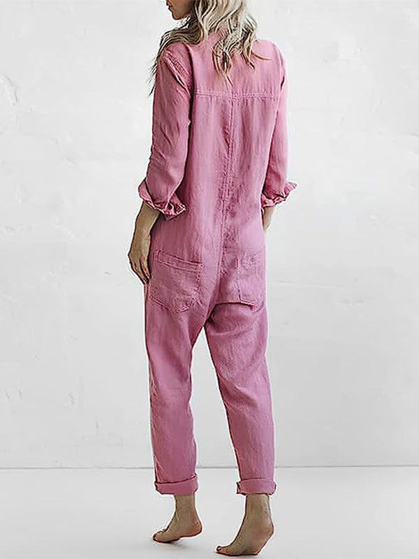 Valenzora | Long-sleeved jumpsuit – Comfortable and stylish