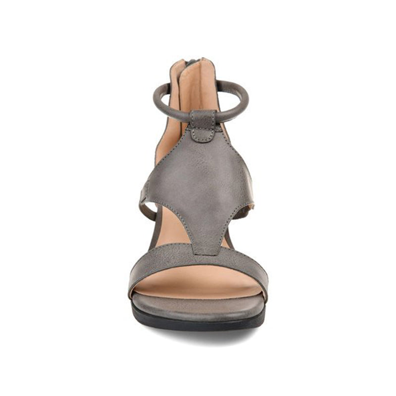 Valenzora | Women's sandal with raised heel and ankle strap
