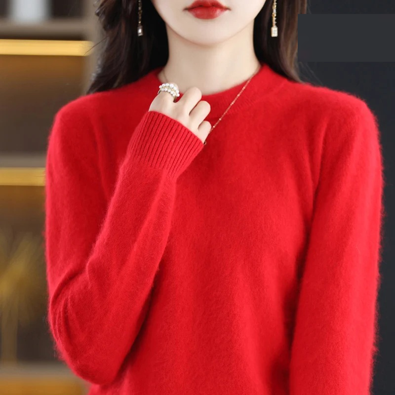 Valenzora | Damen Kaschmirpullover, luxuriöser Rundhals, weich & modisch
