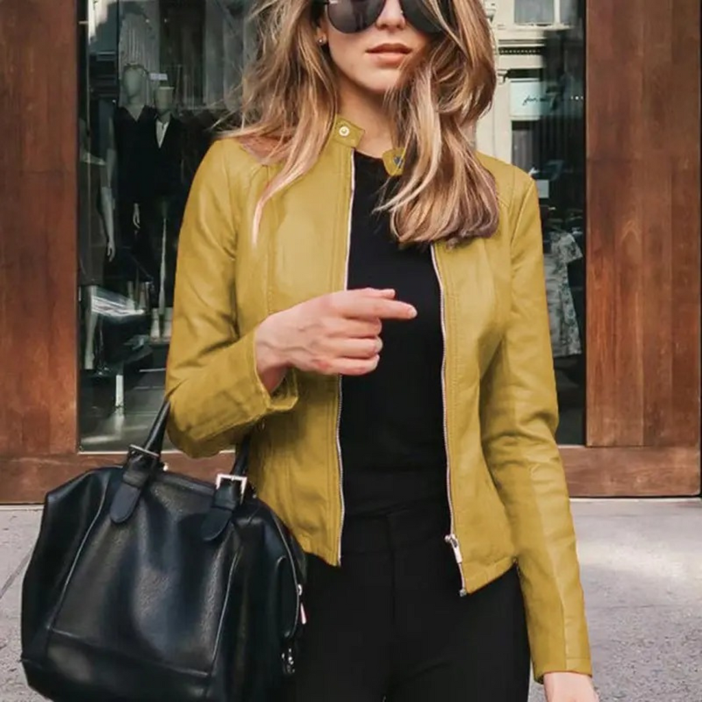 Valenzora - women's leather motorcycle jacket