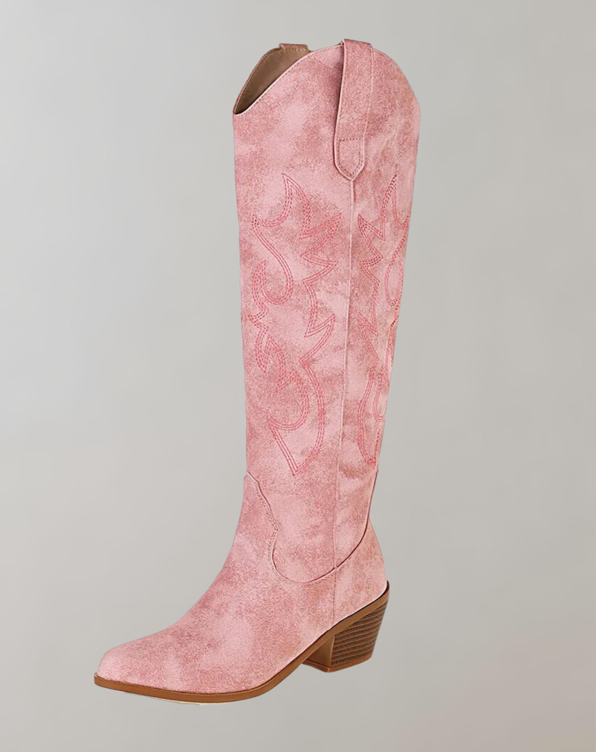 Valenzora | Bestickte kniehohe Westernstiefel