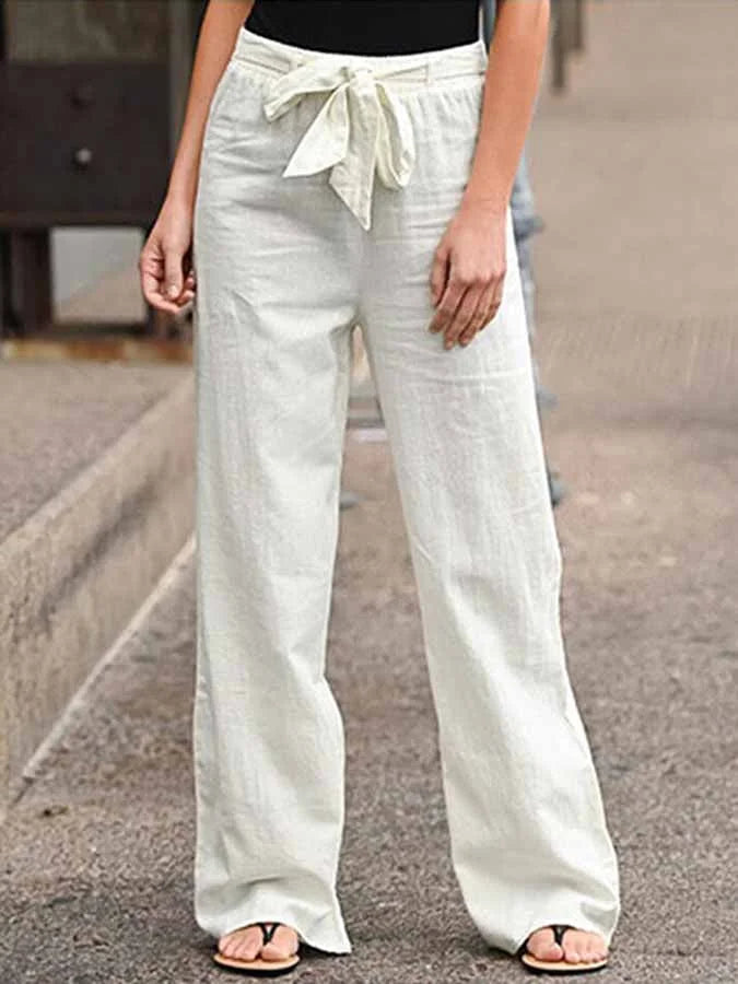 Valenzora | Casual women's linen trousers for stylish ease