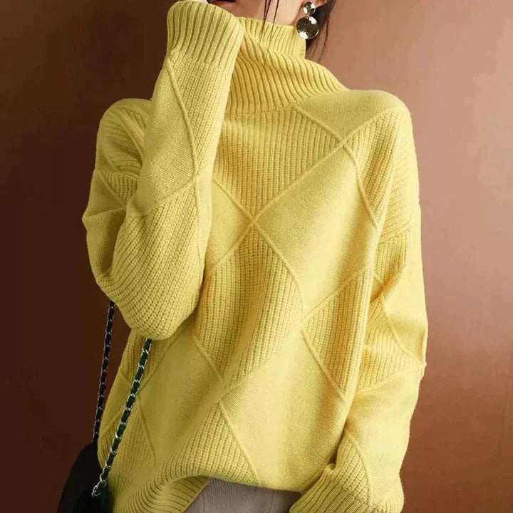Valenzora - Stylish roll-neck sweater