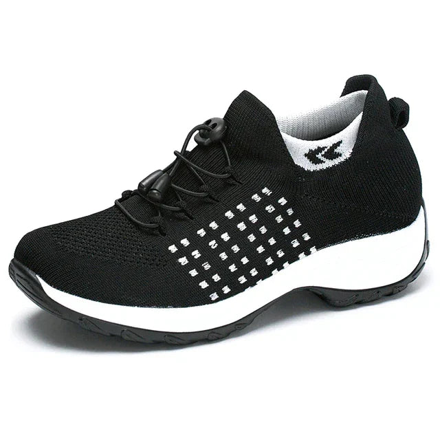 Valenzora - Breathable Slip-On Walking Shoes for Women | Lightweight Mesh Slip-On Hiking Sneakers for Women