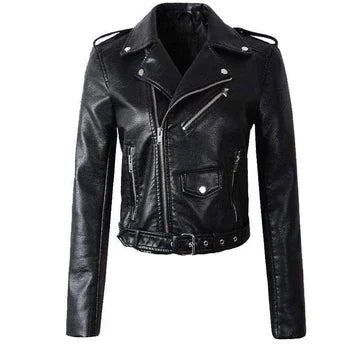 Valenzora | Elegant Premium Leather Jacket for Women | Luxury and Style