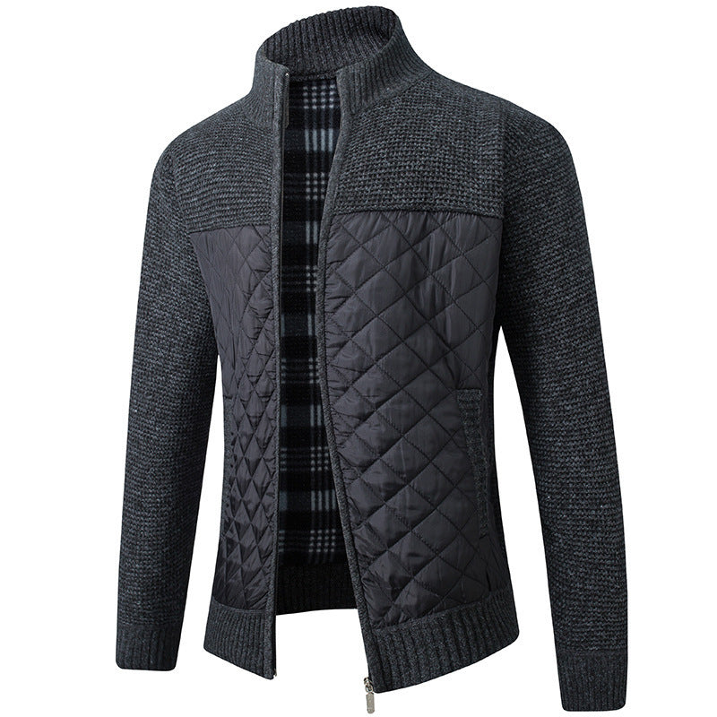 Valenzora | Cardigan with stand-up collar