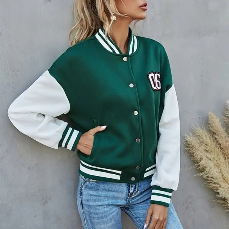 Valenzora | Stylish bomber jacket with zipper