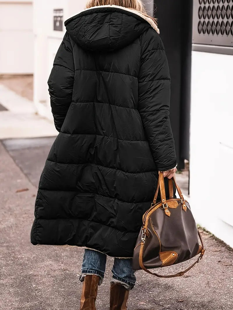 Valenzora | Reversible fleece puffer jacket