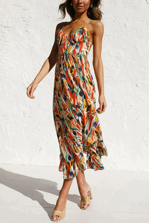Valenzora - Colorful cocktail dress