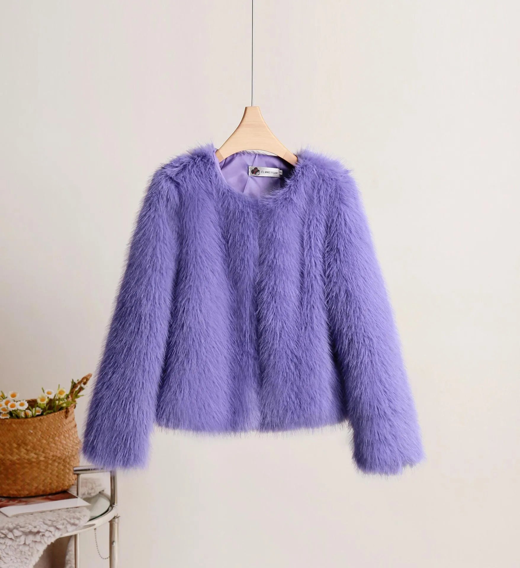 Valenzora | Solid Color Short Coat for Women