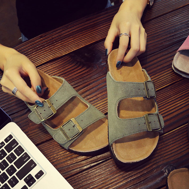 Valenzora | Orthopedic Sandals with Cork Footbed Superior Support