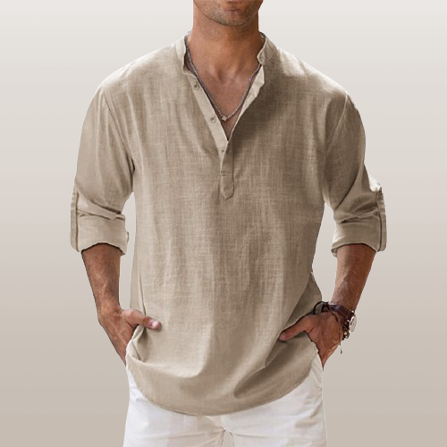 Valenzora | Linen Shirt with Long Sleeves