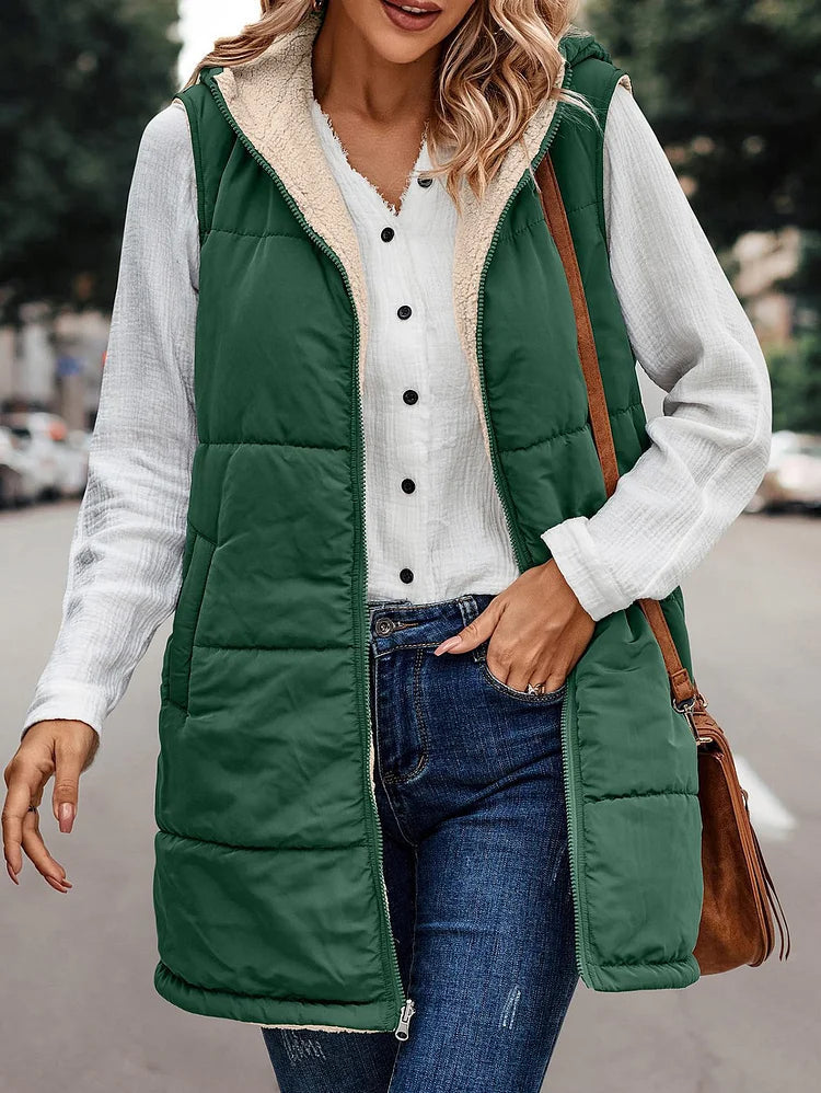 Valenzora | Jamia Reversible Hooded Vest