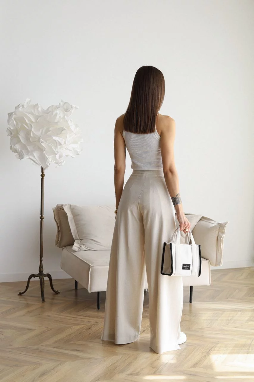 Leona️ | Wide-legged linen trousers