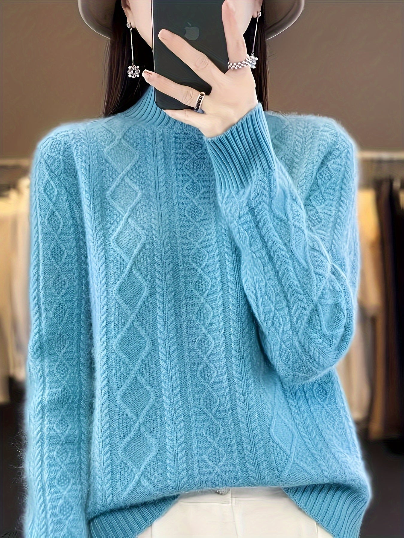 Valenzora | Bequemer Pullover aus Strickwolle