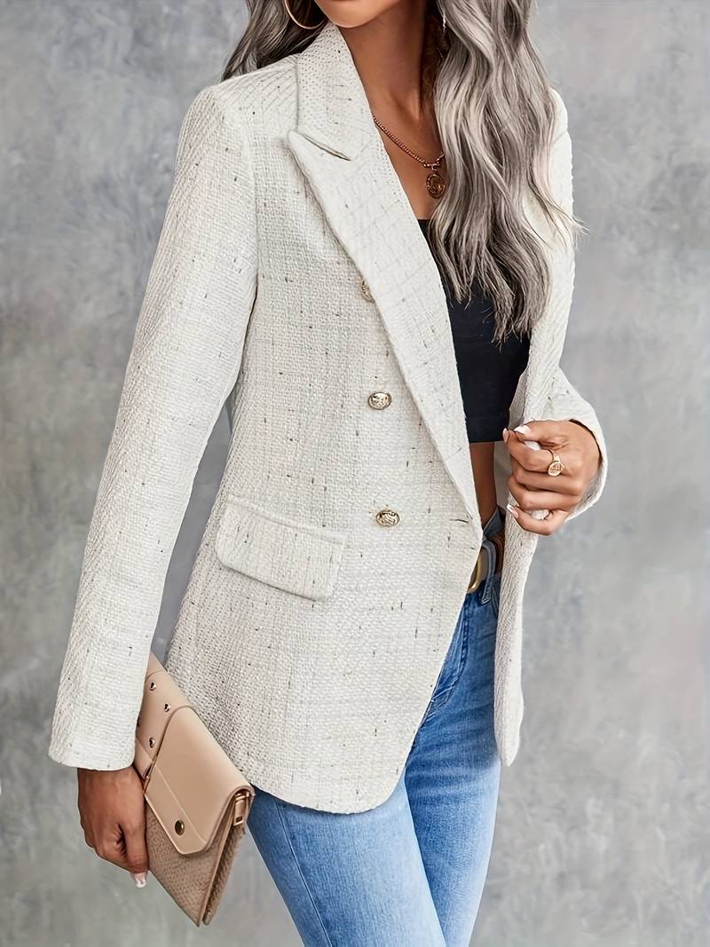 Valenzora | Long-sleeved blazer with lapel collar for women | Stylish and elegant