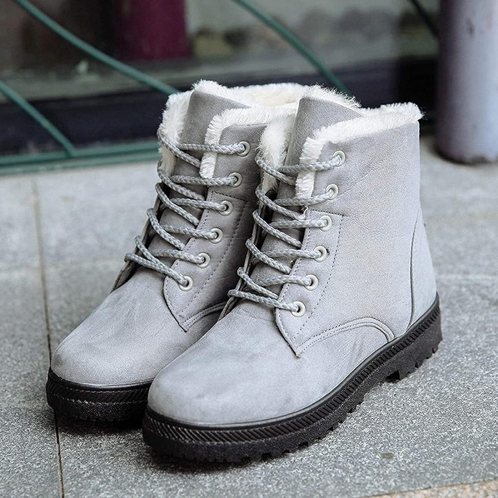 Valenzora | Non-slip snow boots with laces