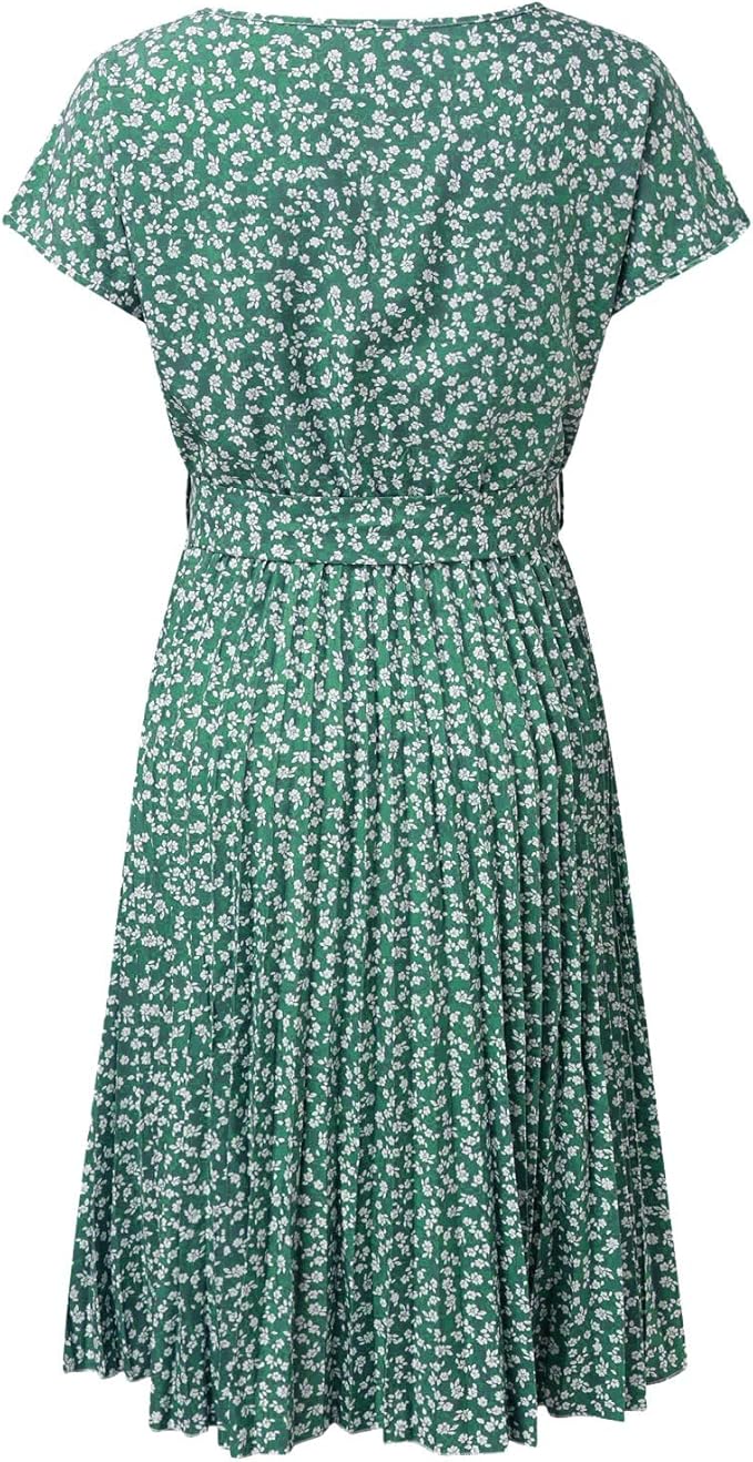 Veronica™ - Sommerliches Chiffonkleid mit Blumenmuster