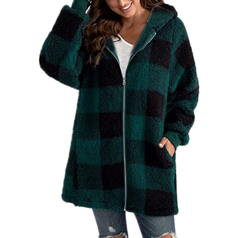 Checkered coat