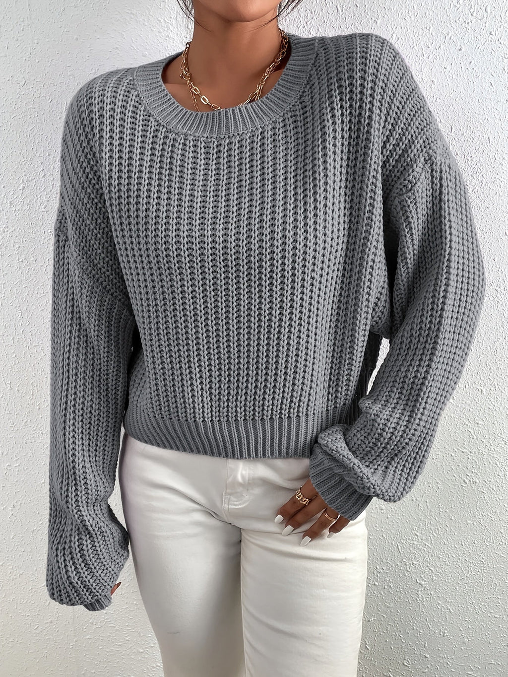 Valenzora | Lässiger langer Pullover für Damen mit