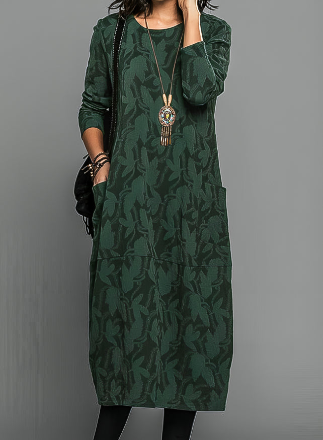 Valenzora | Casual round neck winter dress