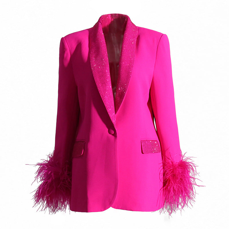 Valenzora women's suit made of fine polyester