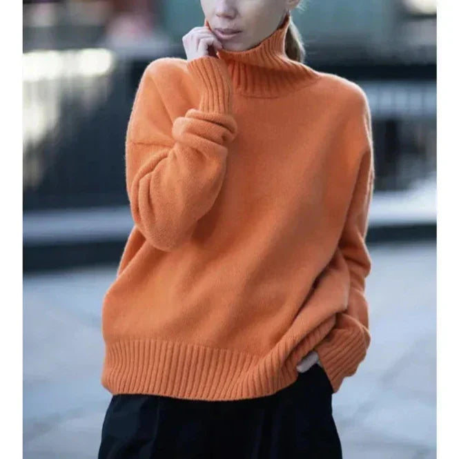Valenzora | Stylische klassische Rollkragenpullover für Damen im Herbst