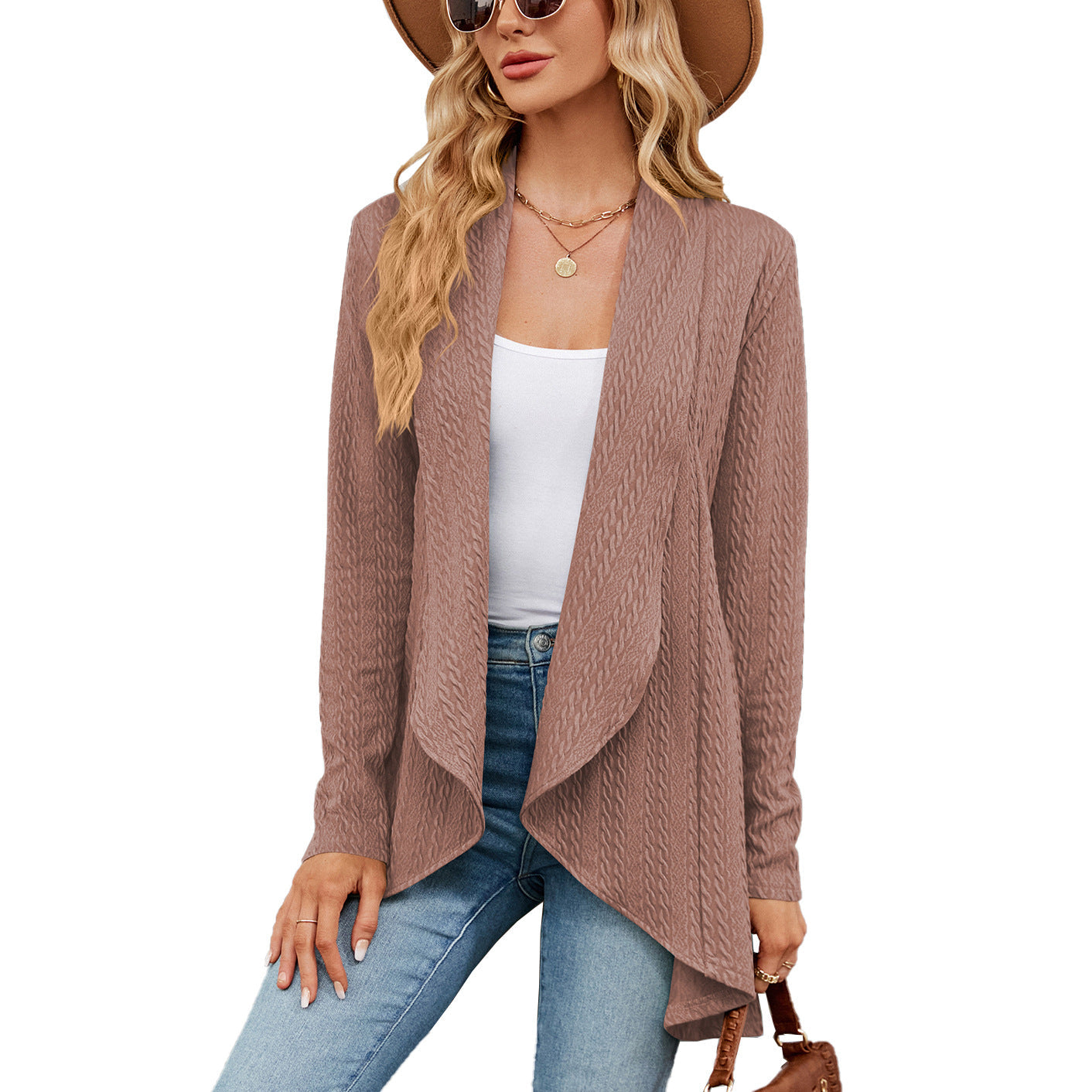 Scarlett™ - Damen Langarmjacke in Unifarbe