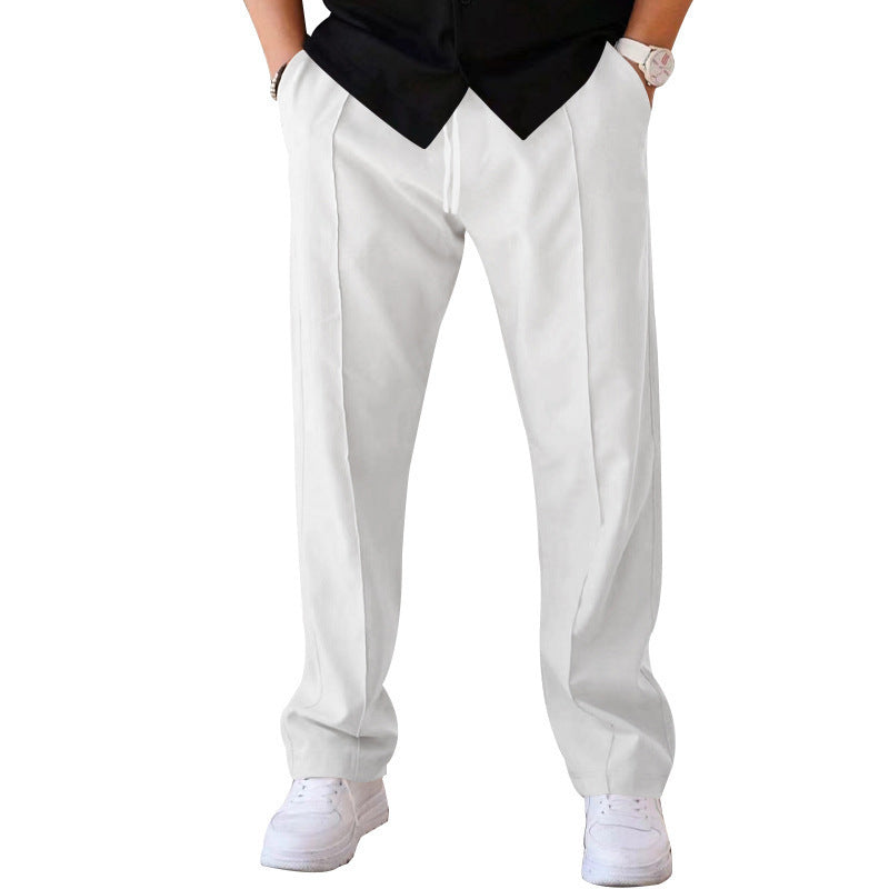 Wide-leg leisure trousers